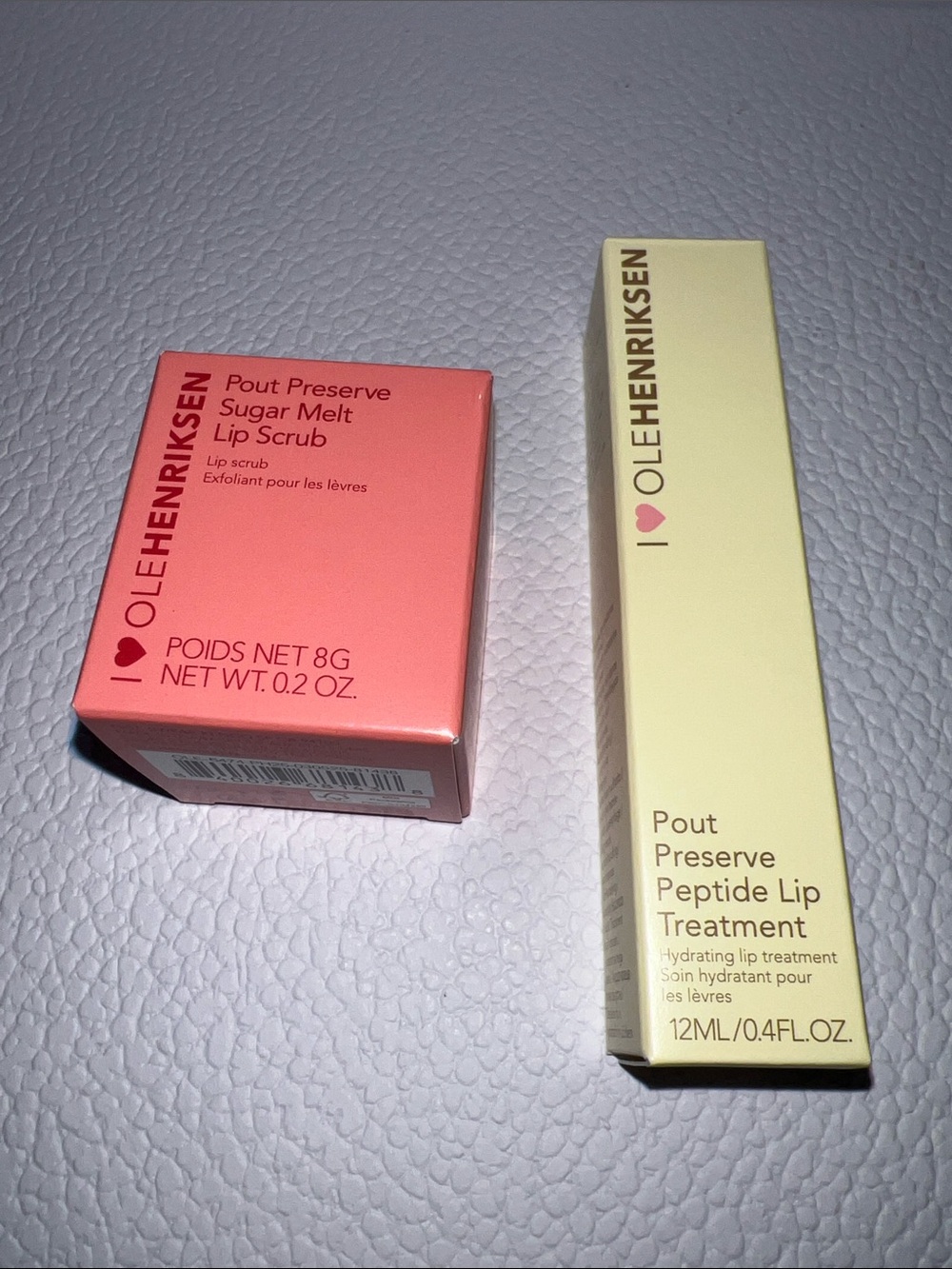Ole Henriksen duo Lip Scrub and Peptide Lip Treatment
